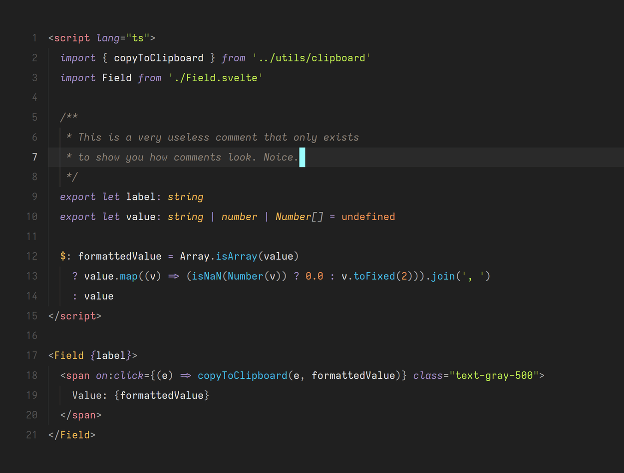Screenshot/Mock-up of the project: Cotion VS Code Theme