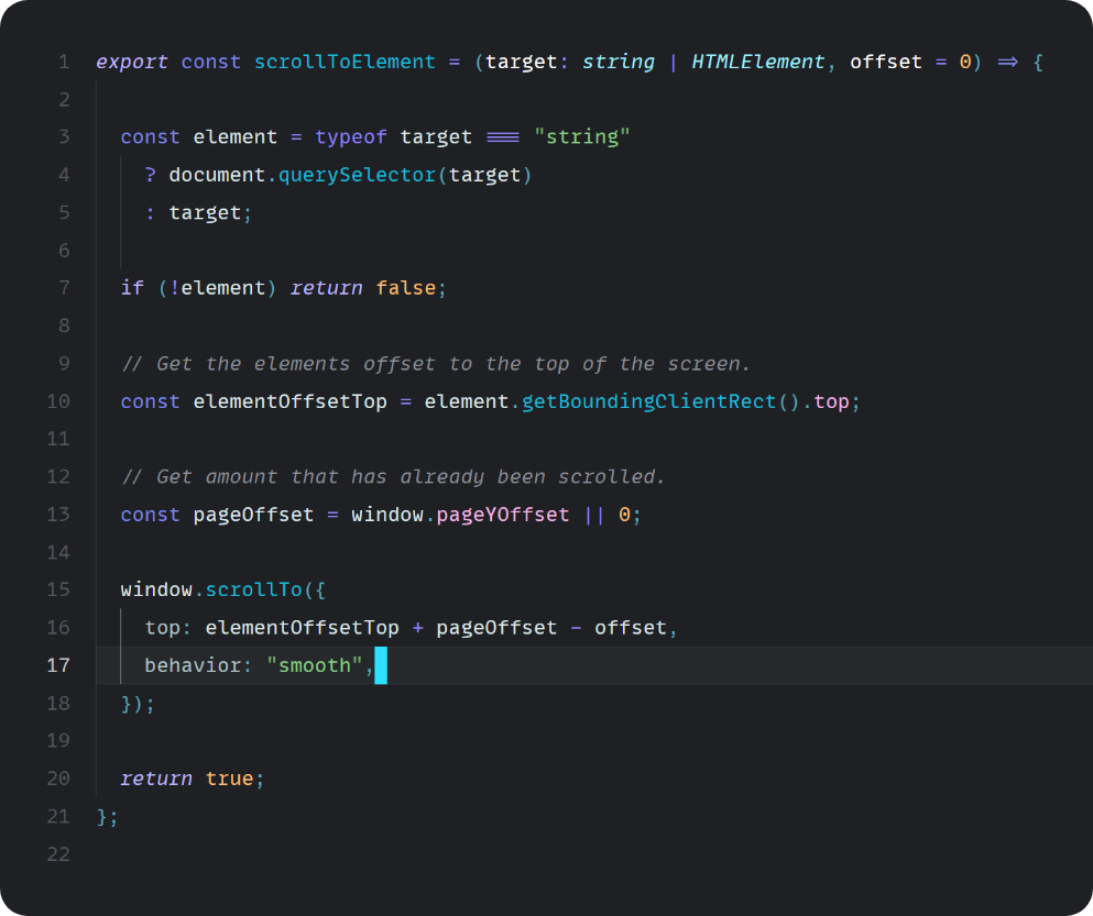 Screenshot/Mock-up of the project: Linear VS Code Theme